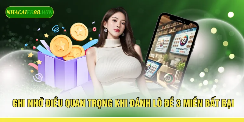 Ghi nhớ điều quan trọng khi đánh lô đề 3 miền bất bại