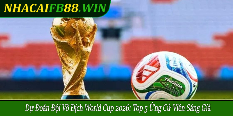 dự đoán đội vô địch World Cup 2026