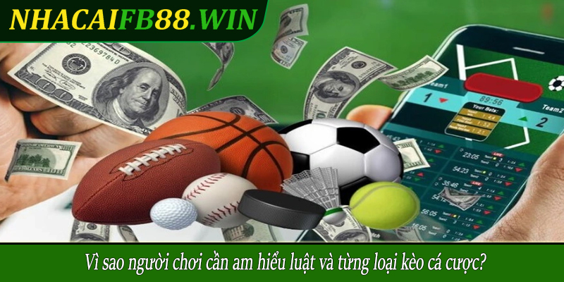 Vì sao người chơi cần am hiểu luật và từng loại kèo cá cược?