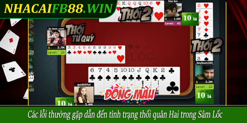 Các lỗi thường gặp dẫn đến tình trạng thối quân Hai trong Sâm Lốc