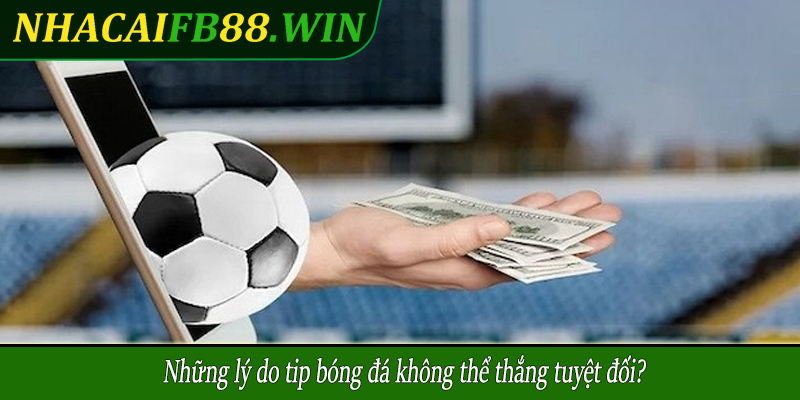 Những lý do tip bóng đá không thể thắng tuyệt đối?