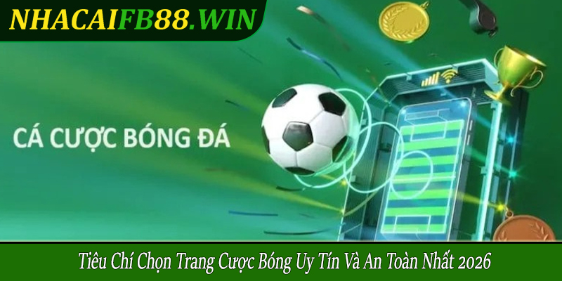 tiêu chí chọn trang cược bóng