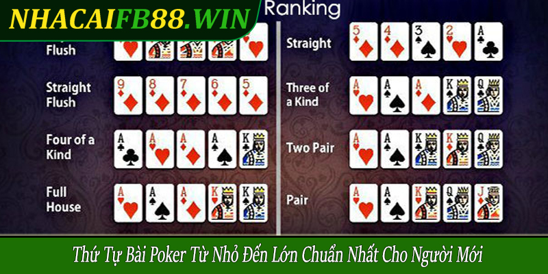 Thứ tự bài poker